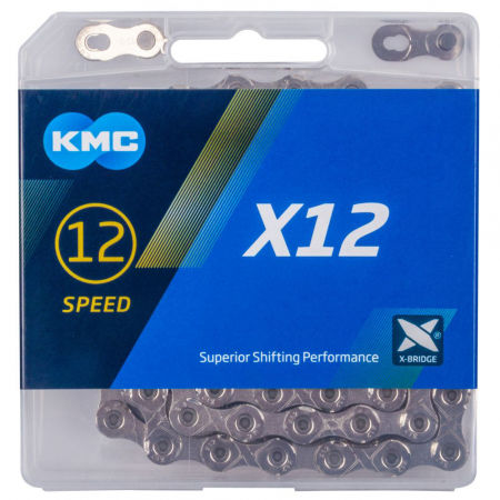 Řetěz na kolo - KMC X-12 STŘÍBRNÝ BOX