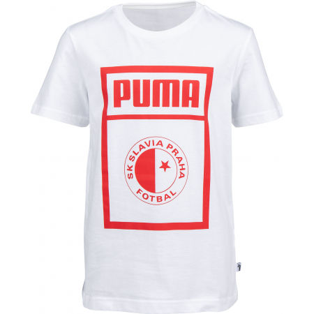 Puma SLAVIA PRAGUE GRAPHIC TEE - Juniorské triko