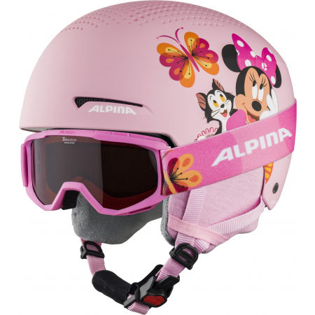 Alpina Sports ZUPO DISNEY SET - Dětská lyžařská helma a brýle