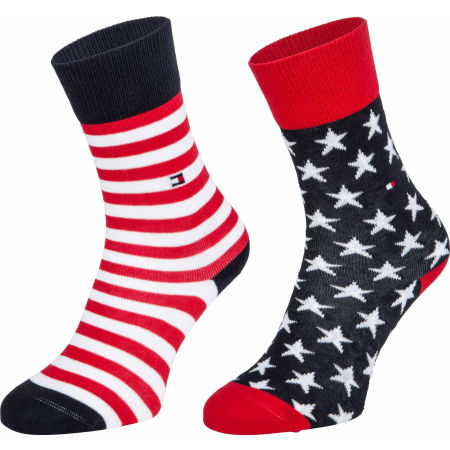 Tommy Hilfiger KIDS SOCK 2P STARS AND STRIPES - Dětské ponožky