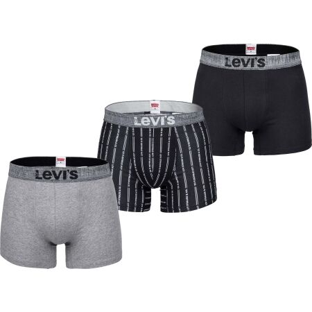 Levi's® MEN BACK IN SESSION TRUNK 3P - Pánské boxerky