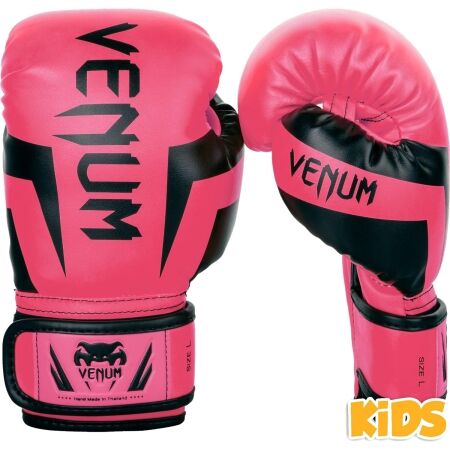 Dětské boxerské rukavice - Venum ELITE BOXING GLOVES KIDS - EXCLUSIVE FLUO - 1
