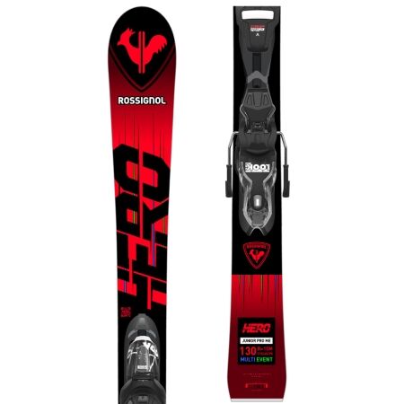 Dětské sjezdové lyže - Rossignol HERO JUNIOR XPRESS + JR EXPRESS 7 GW - 1