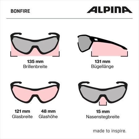 Sluneční brýle - Alpina Sports BONFIRE - 6