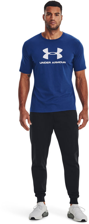 Under Armour Sportstyle logo t-shirt in navy