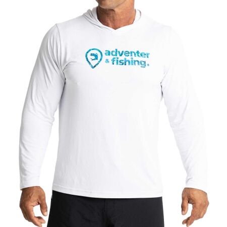 ADVENTER & FISHING UV HOODED - Pánské funkční UV tričko
