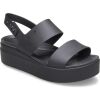 Dámské sandály - Crocs BROOKLYN LOW WEDGE W - 1