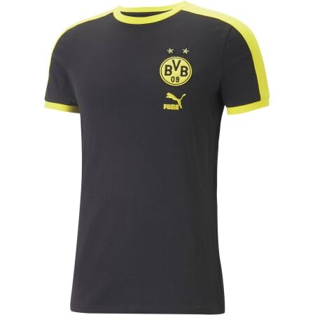 Puma BVB FOOTBALL HERITAGE TEE - Pánské triko