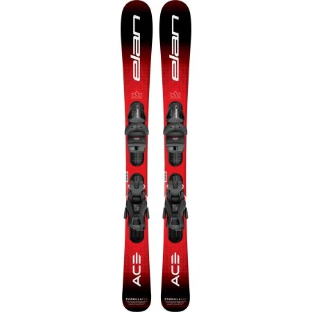 Dětské sjezdové lyže - Elan FORMULA RED JRS + EL 4.5 GW - 2