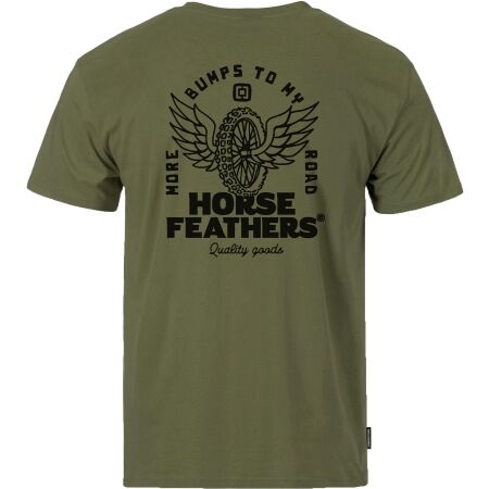Pánské tričko - Horsefeathers WHEEL - 1