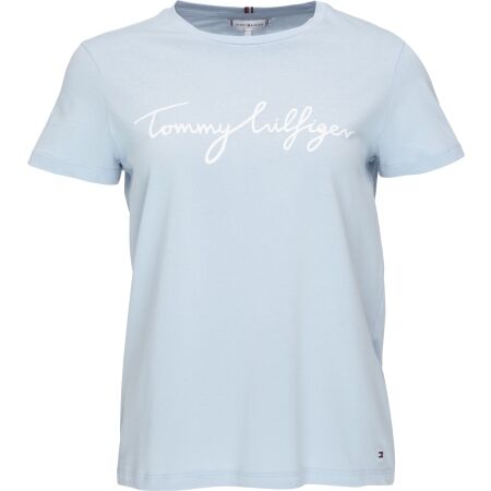 Tommy Hilfiger REG C-NK SIGNATURE - Dámské triko