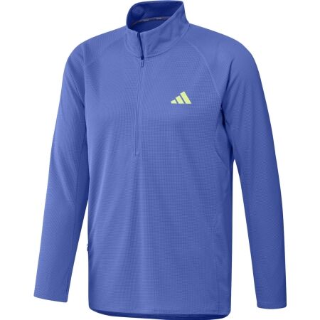 Pánské běžecké triko - adidas ADIZERO RUNNING QUARTER-ZIP LONG SLEEVE - 1