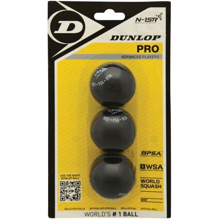 Dunlop PRO 3BBL - Míček na squash