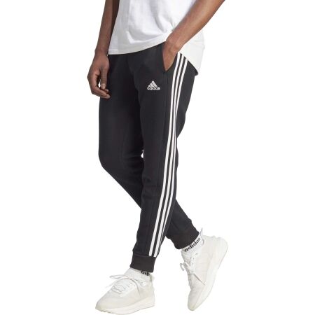 Pánské tepláky - adidas ESSENTIALS FLEECE 3-STRIPES TAPERED CUFF - 2