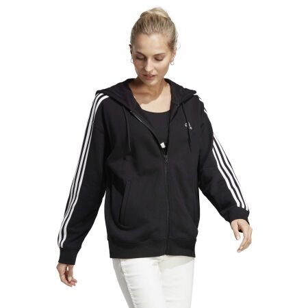 Dámská mikina - adidas ESSENTIALS 3-STRIPES OVERSIZED HOODIE - 5