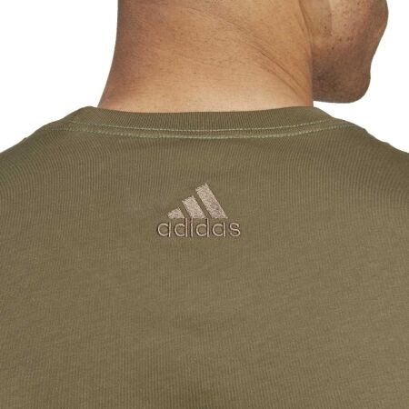 Pánské triko - adidas ESSENTIALS SINGLE JERSEY EMBROIDERED LOGO - 6