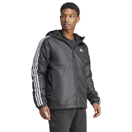 Pánská bunda - adidas ESSENTIALS 3-STRIPES INSULATED HOODED - 5