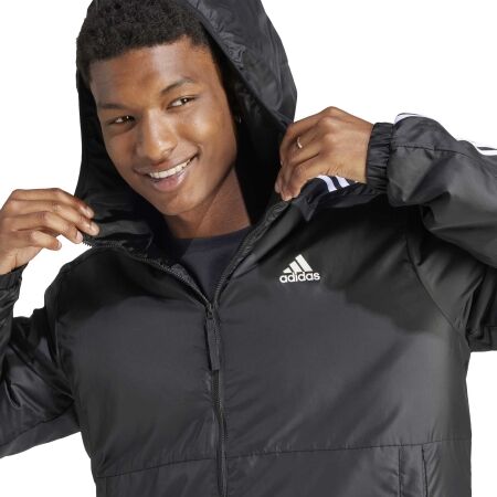 Pánská bunda - adidas ESSENTIALS 3-STRIPES INSULATED HOODED - 7