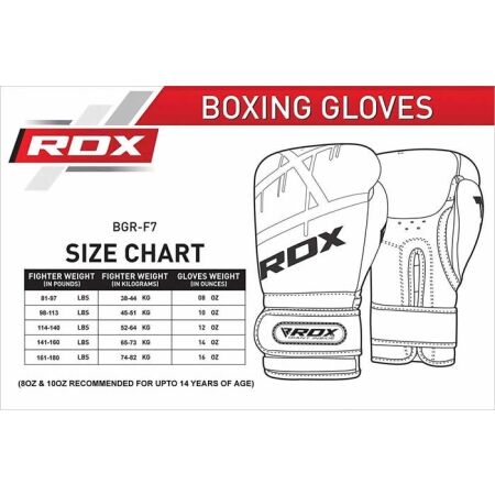 Boxerské rukavice - RDX EGO F7 - 7