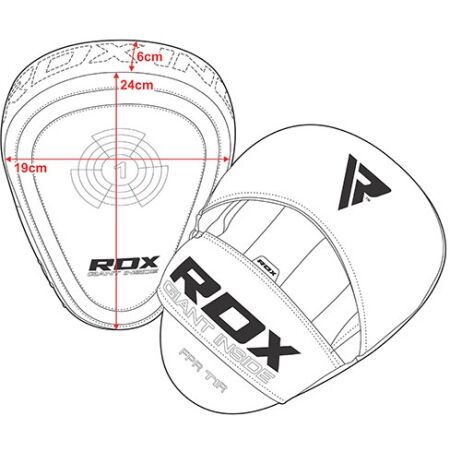 Tréninkové lapy - RDX FOCUS PADS - 6
