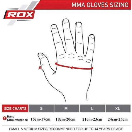 MMA rukavice - RDX GRAPPLING GLOVE F12 - 7