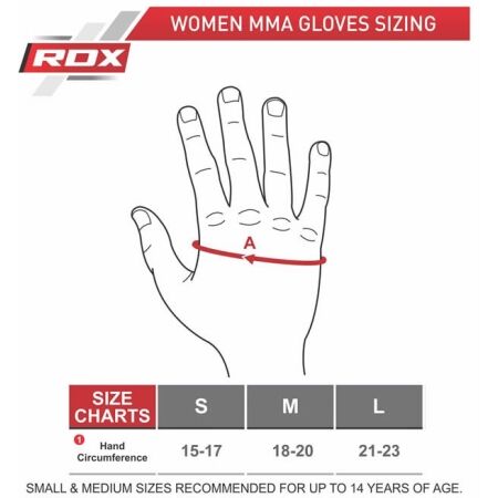 MMA rukavice - RDX GRAPPLING GLOVE F12 LADIES - 7