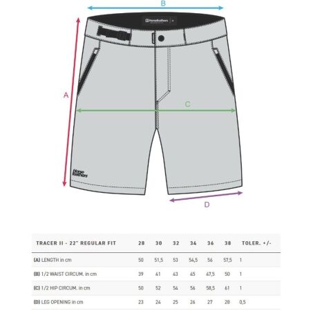 Pánské cyklistické šortky - Horsefeathers TRACER II - 10