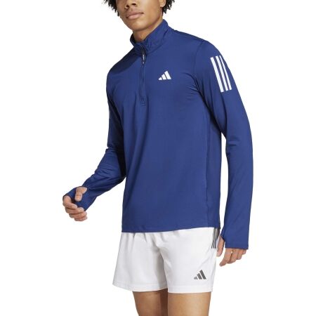 adidas OWN THE RUN HALF-ZIP - Pánské běžecké triko