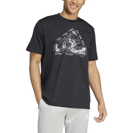 Pánské triko - adidas CITY ESCAPE LANDSCAPE GRAPHIC TEE - 2