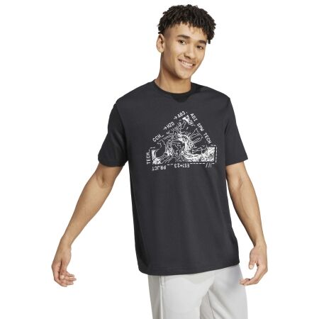 Pánské triko - adidas CITY ESCAPE LANDSCAPE GRAPHIC TEE - 5