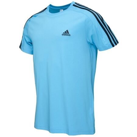 Pánské tričko - adidas ESSENTIALS SINGLE JERSEY 3-STRIPES - 2