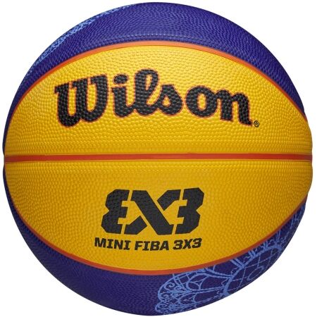 Wilson FIBA 3X3 MINI BSKT PARIS 2024 - Mini basketbalový míč