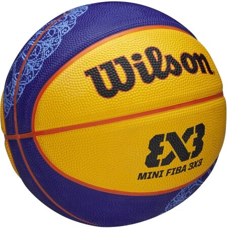 Mini basketbalový míč - Wilson FIBA 3X3 MINI BSKT PARIS 2024 - 2