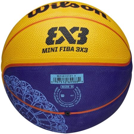 Mini basketbalový míč - Wilson FIBA 3X3 MINI BSKT PARIS 2024 - 6