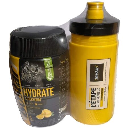 Isostar HYDRATE PERFORM 400 G CITRON + BIDON 550 ML L´ÉTAPE ZDARMA - Isotonický nápoj + bidon