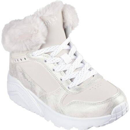 Dívčí zimní obuv - Skechers UNO LITE - COMFURT COLLAR - 3