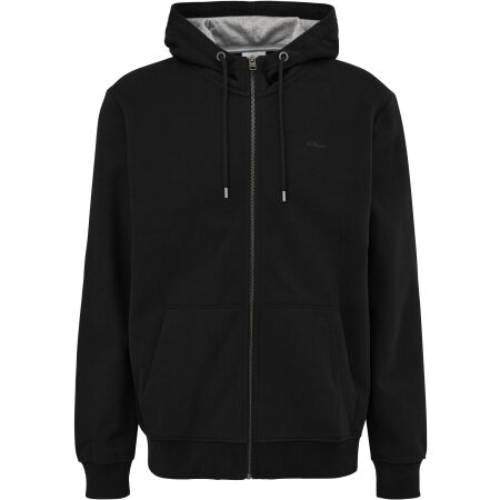 Pánská mikina - s.Oliver RLBS SWEATSHIRT JACKET FZ NOOS - 1