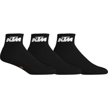 Unisex ponožky - KTM SOCKS SHORTY 3P - 1