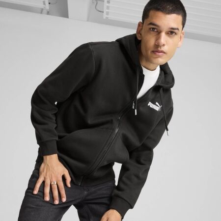 Pánská mikina - Puma POWER GRAPHIC FULL ZIP HOODIE FL - 5