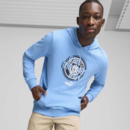 Pánská mikina - Puma MANCHESTER CITY FC FOTBAL CULTURE HOODIE - 3