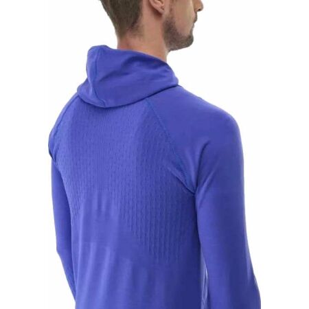 Pánská sportovní mikina - Compressport 3D THERMO SEAMLESS HOODIE ZIP - 5