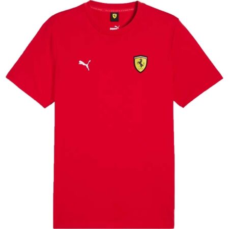 Puma FERRARI RACE COLORED SHIELD TEE - Pánské triko