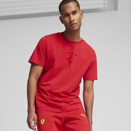 Pánské triko - Puma FERRARI RACE TONAL BIG SHIELD TEE - 3