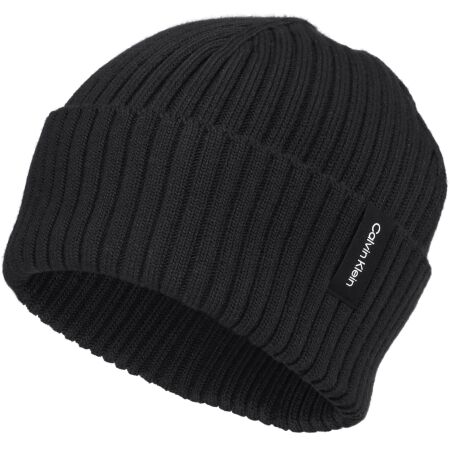 Calvin Klein RIB KNIT FOLDED BEANIE - Unisex čepice