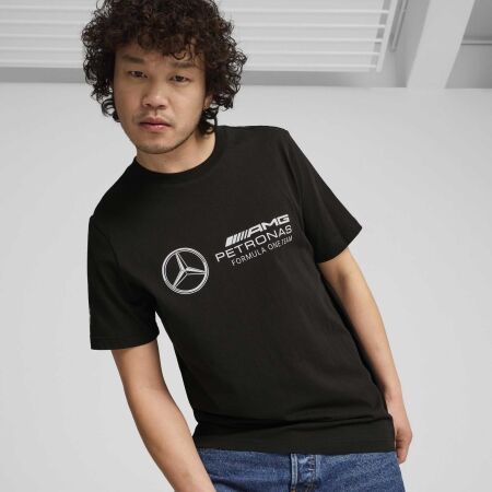 Pánské triko - Puma MERCEDES-AMG PETRONAS F1 ESSENTIALS LOGO TEE - 3