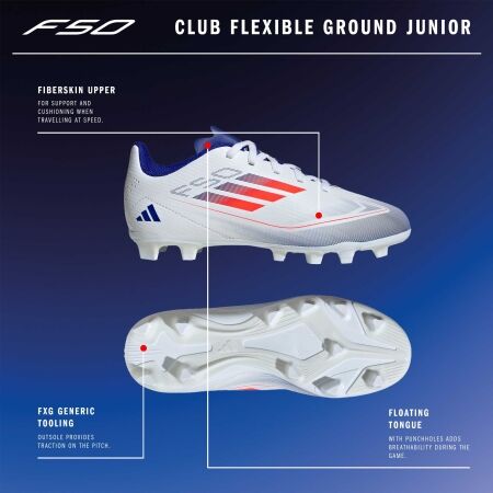 Dětské kopačky - adidas F50 CLUB FXG J - 9