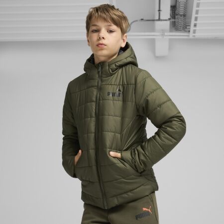 Chlapecká bunda - Puma ESSENTIALS HOODED PADDED JACKET - 3