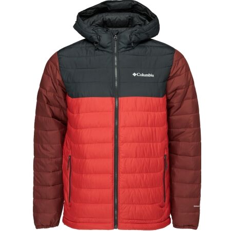 Pánská zimní bunda - Columbia POWDER LITE II HOODED JACKET - 1