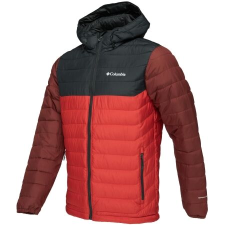 Pánská zimní bunda - Columbia POWDER LITE II HOODED JACKET - 2