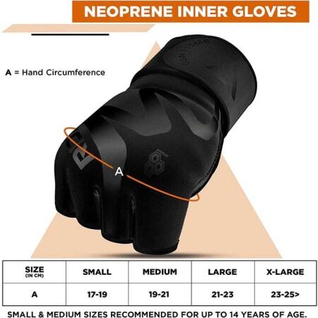 Rukavice - RDX T15 NOIR INNER GLOVES - 7